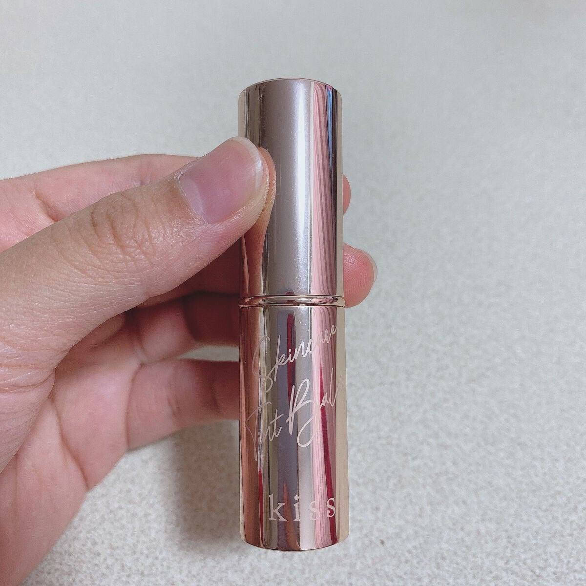 スキンケアティントバーム /KiSS/リップティントを使ったクチコミ(4枚目)