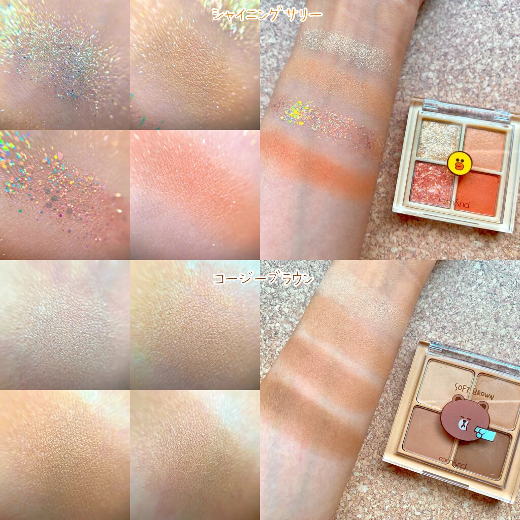 LINE FRIENDS EDITION/rom&nd/メイクアップキットを使ったクチコミ(4枚目)