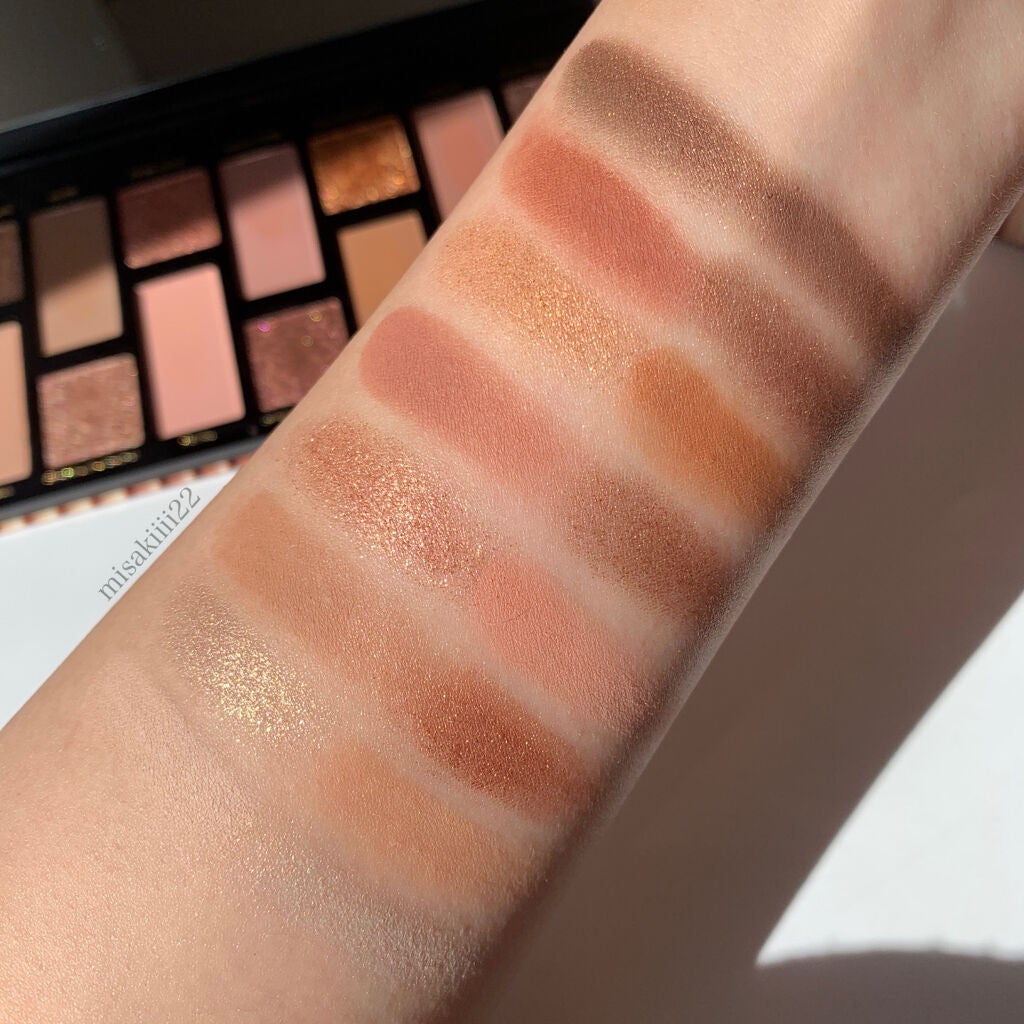 ボーン ディス ウェイ ザ ナチュラル ヌード アイシャドウ パレット/Too Faced/アイシャドウパレットを使ったクチコミ(3枚目)