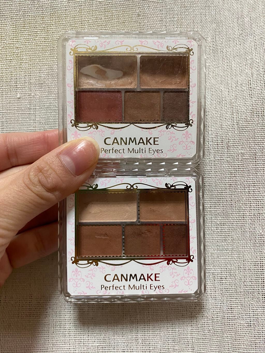 パーフェクトマルチアイズ/キャンメイク/アイシャドウパレットを使ったクチコミ(2枚目)