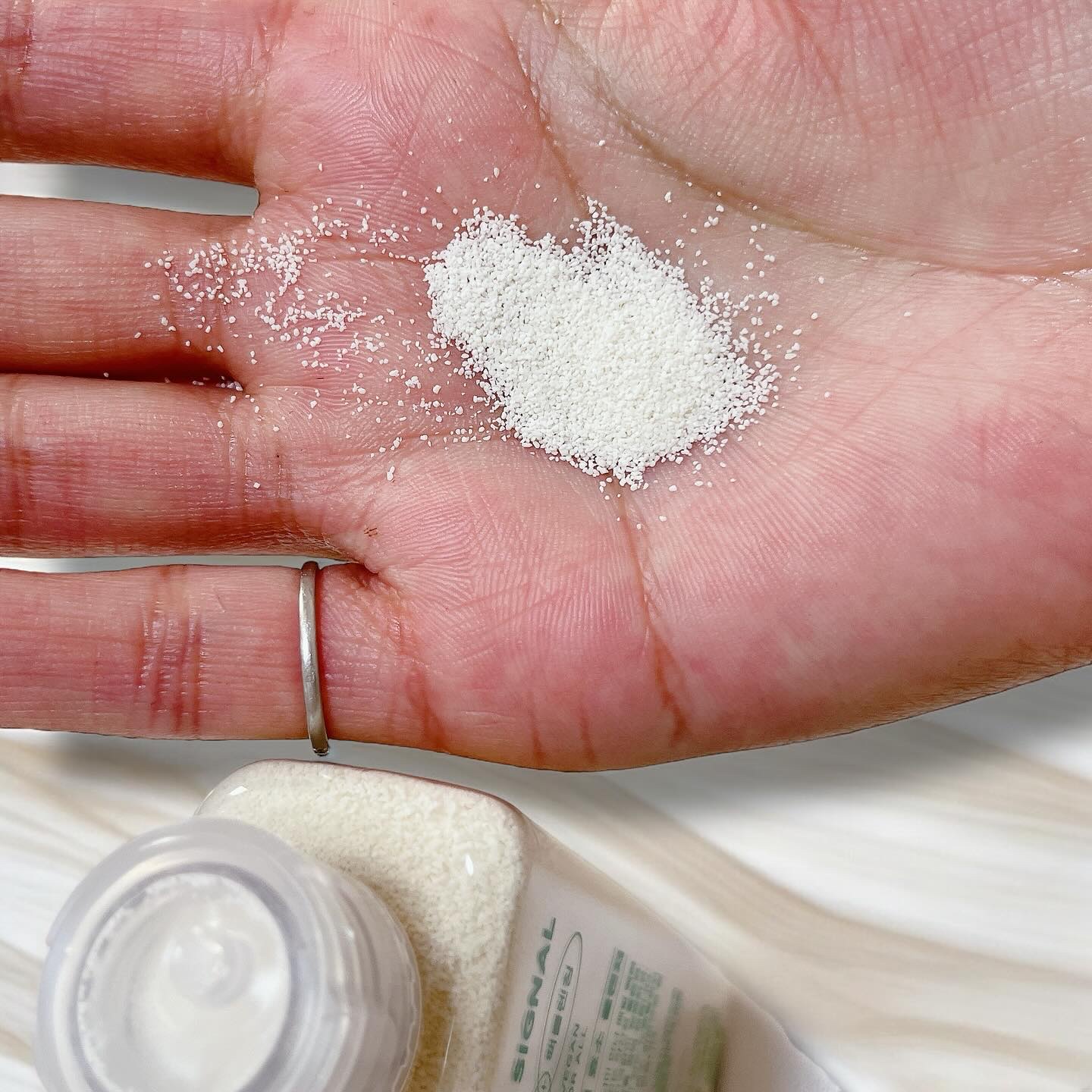 ホワイト クレイ酵素クレンザー	/SKIN SIGNAL/洗顔パウダーを使ったクチコミ（2枚目）