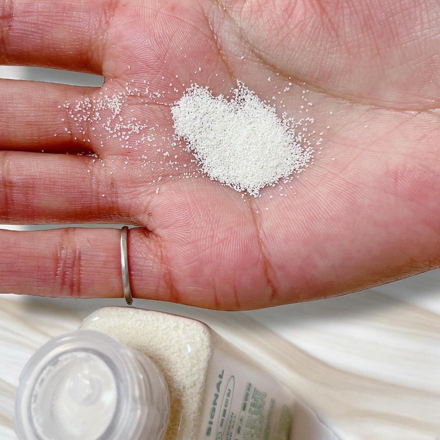 ホワイト クレイ酵素クレンザー /SKIN SIGNAL/洗顔パウダーを使ったクチコミ(2枚目)