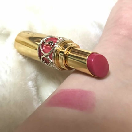 ルージュ ヴォリュプテ シャイン/YVES SAINT LAURENT BEAUTE/口紅を使ったクチコミ(2枚目)