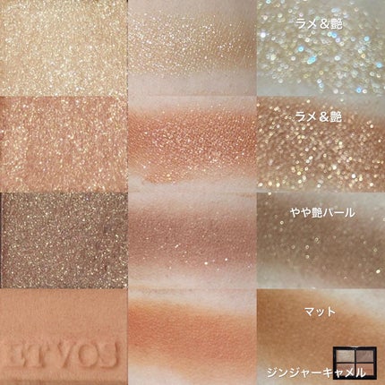 ミネラルクラッシィシャドー/エトヴォス/アイシャドウパレットを使ったクチコミ(3枚目)