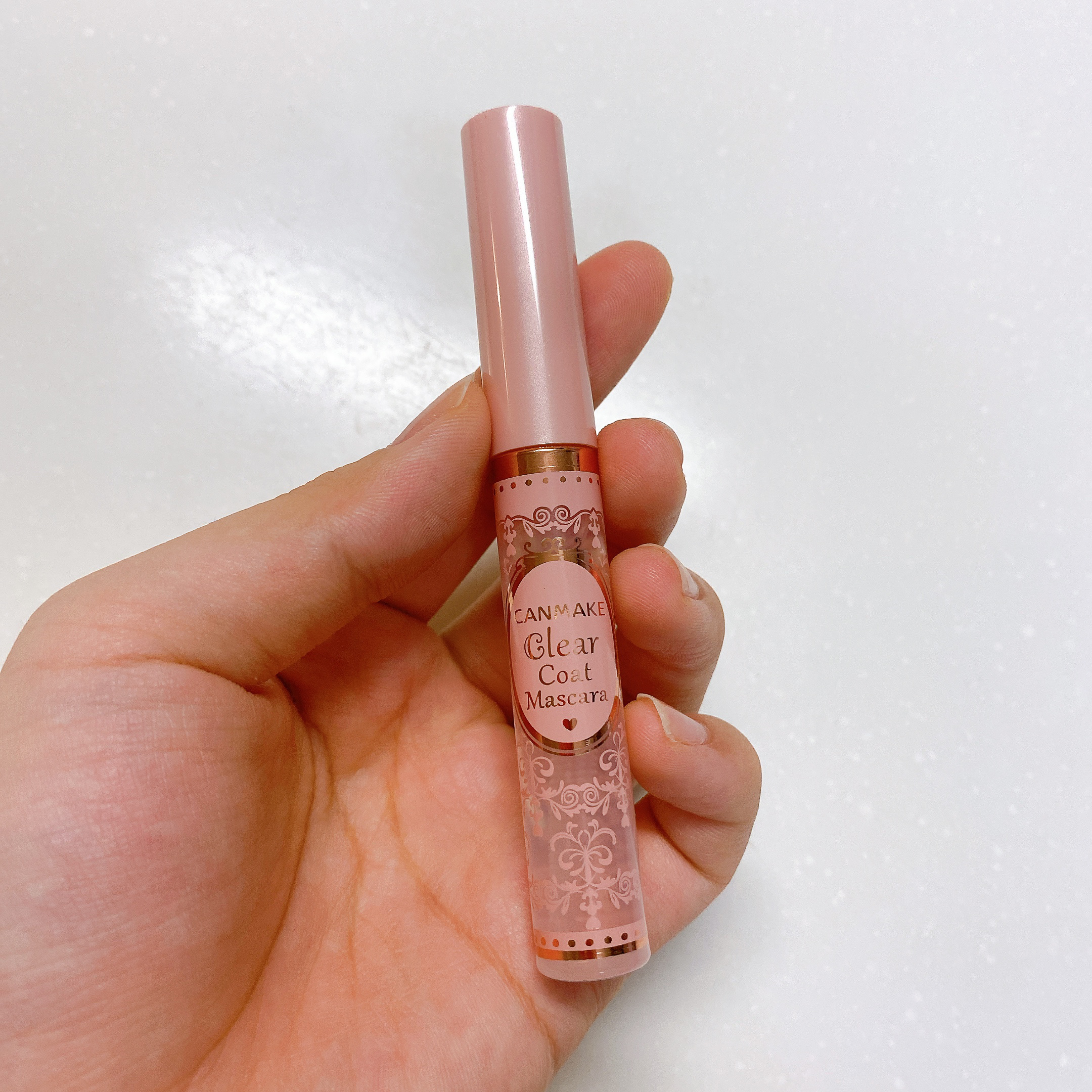 クリアコートマスカラ 01 クリア/キャンメイク/マスカラトップコートを使ったクチコミ（1枚目）