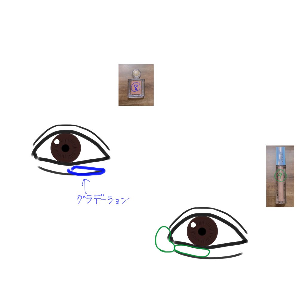 プレイカラー アイシャドウ/ETUDE/アイシャドウパレットを使ったクチコミ（3枚目）