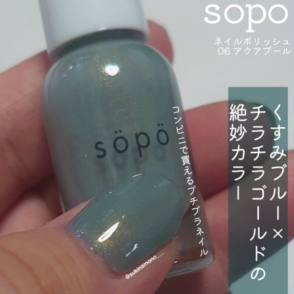 ネイルポリッシュ/sopo/マニキュアを使ったクチコミ(1枚目)