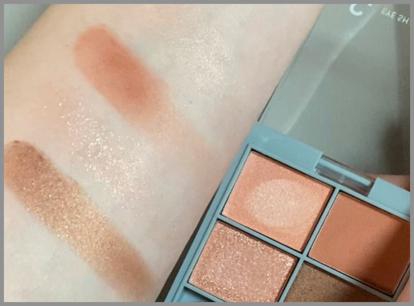 &. アイシャドウパレット/DAISO/アイシャドウパレットを使ったクチコミ(2枚目)