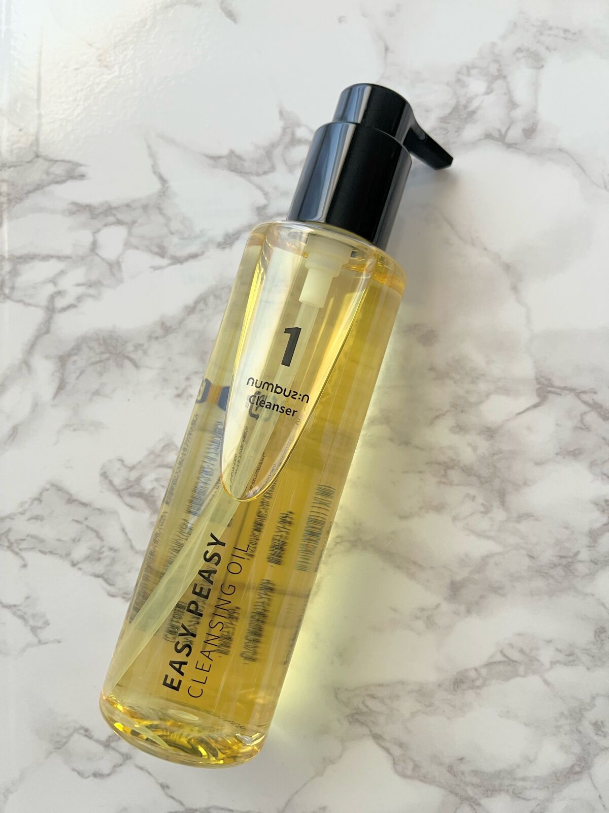 1番 さっぱりすっきりクレンジングオイル/numbuzin/オイルクレンジングを使ったクチコミ(1枚目)
