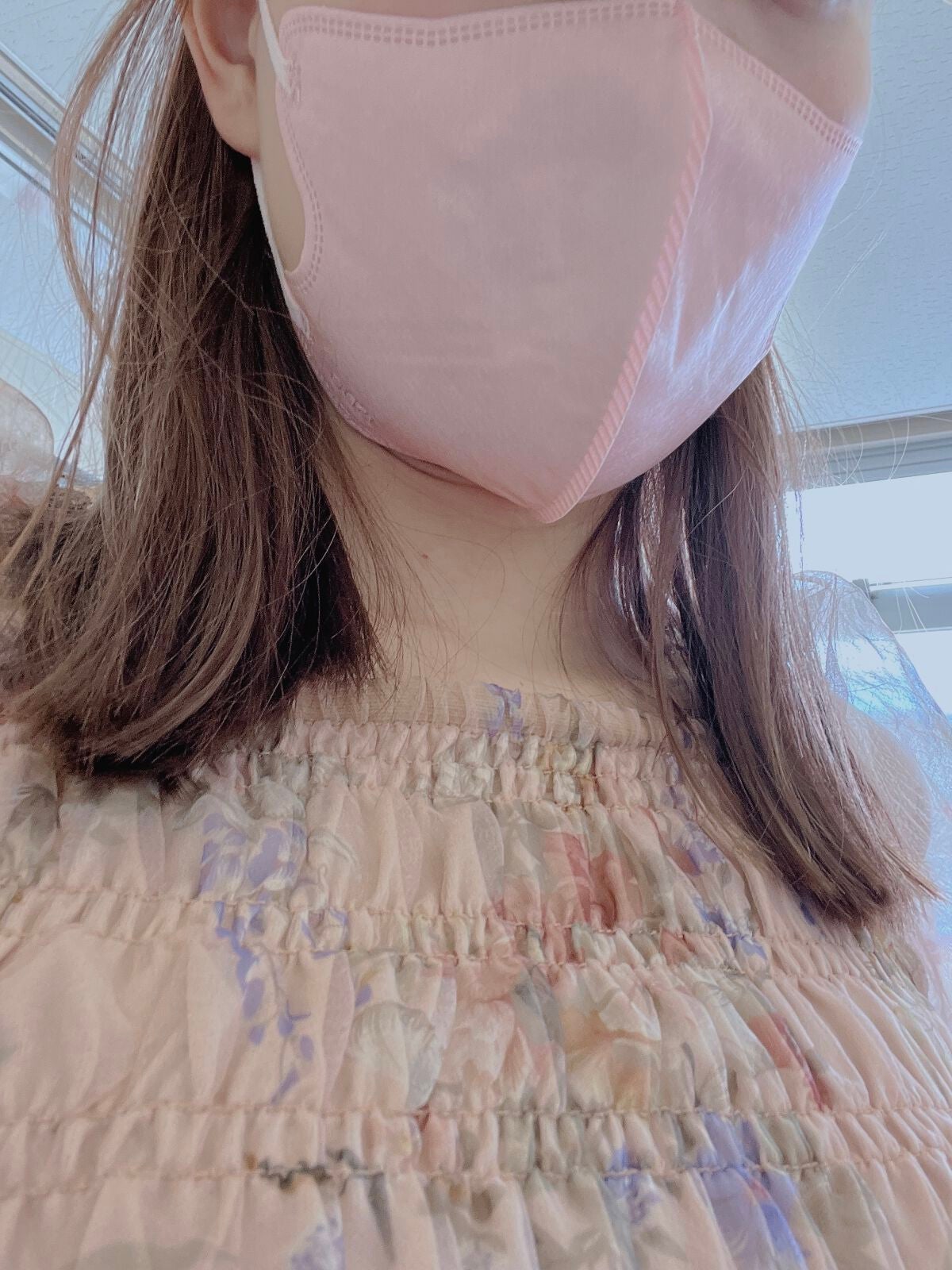 立体型スパンレース不織布カラーマスク/ISDG 医食同源ドットコム/マスクを使ったクチコミ(2枚目)