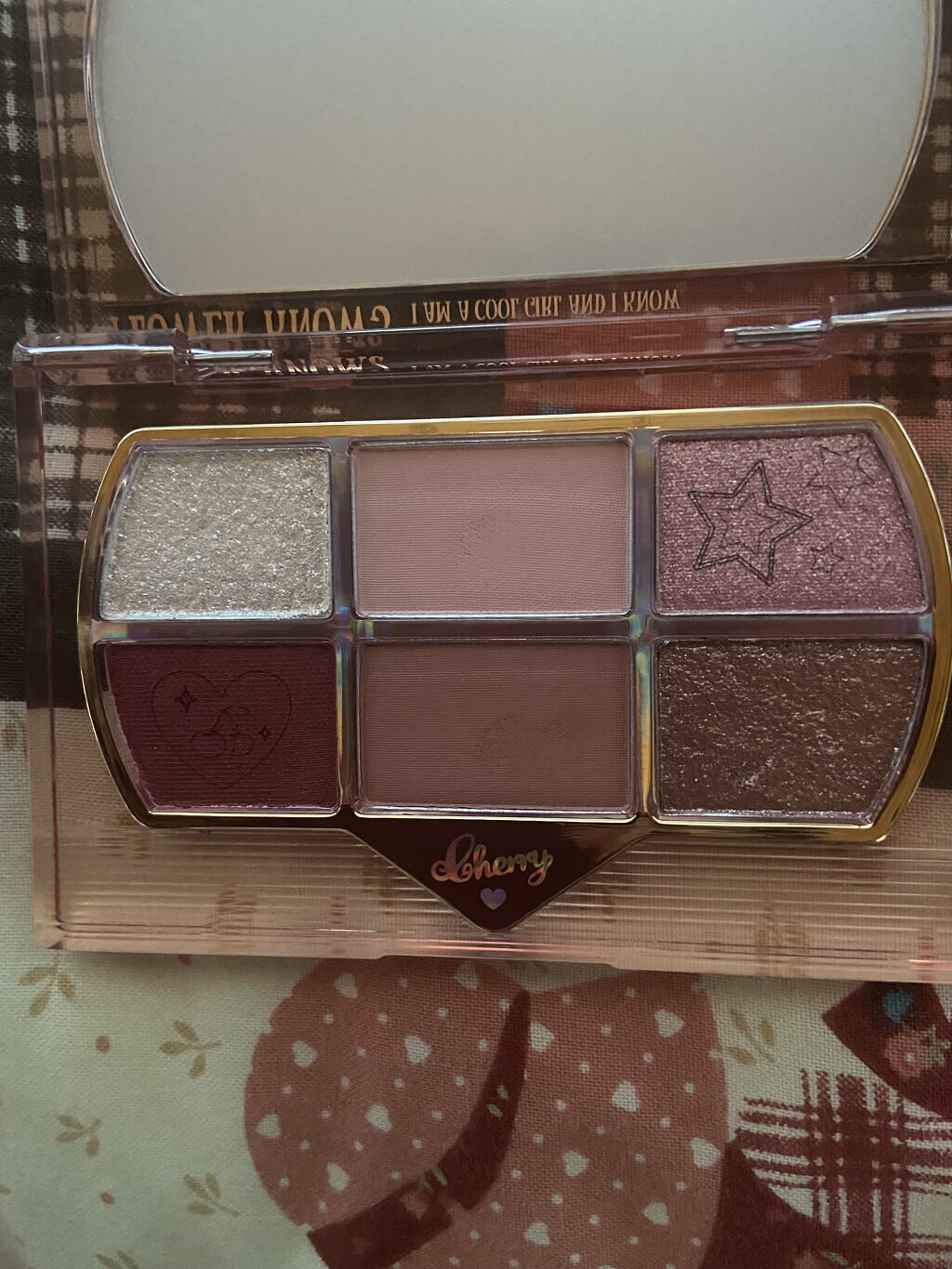レトロマグネティック アイシャドウパレット 01 チェリーガール(Cherry Girl)/FlowerKnows/アイシャドウパレットを使ったクチコミ（2枚目）