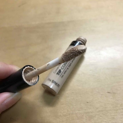 カバーパーフェクション チップコンシーラー/the SAEM/リキッドコンシーラーを使ったクチコミ(2枚目)