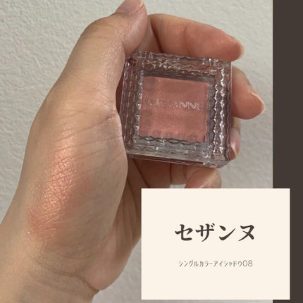 シングルカラーアイシャドウ/CEZANNE/単色アイシャドウを使ったクチコミ(1枚目)