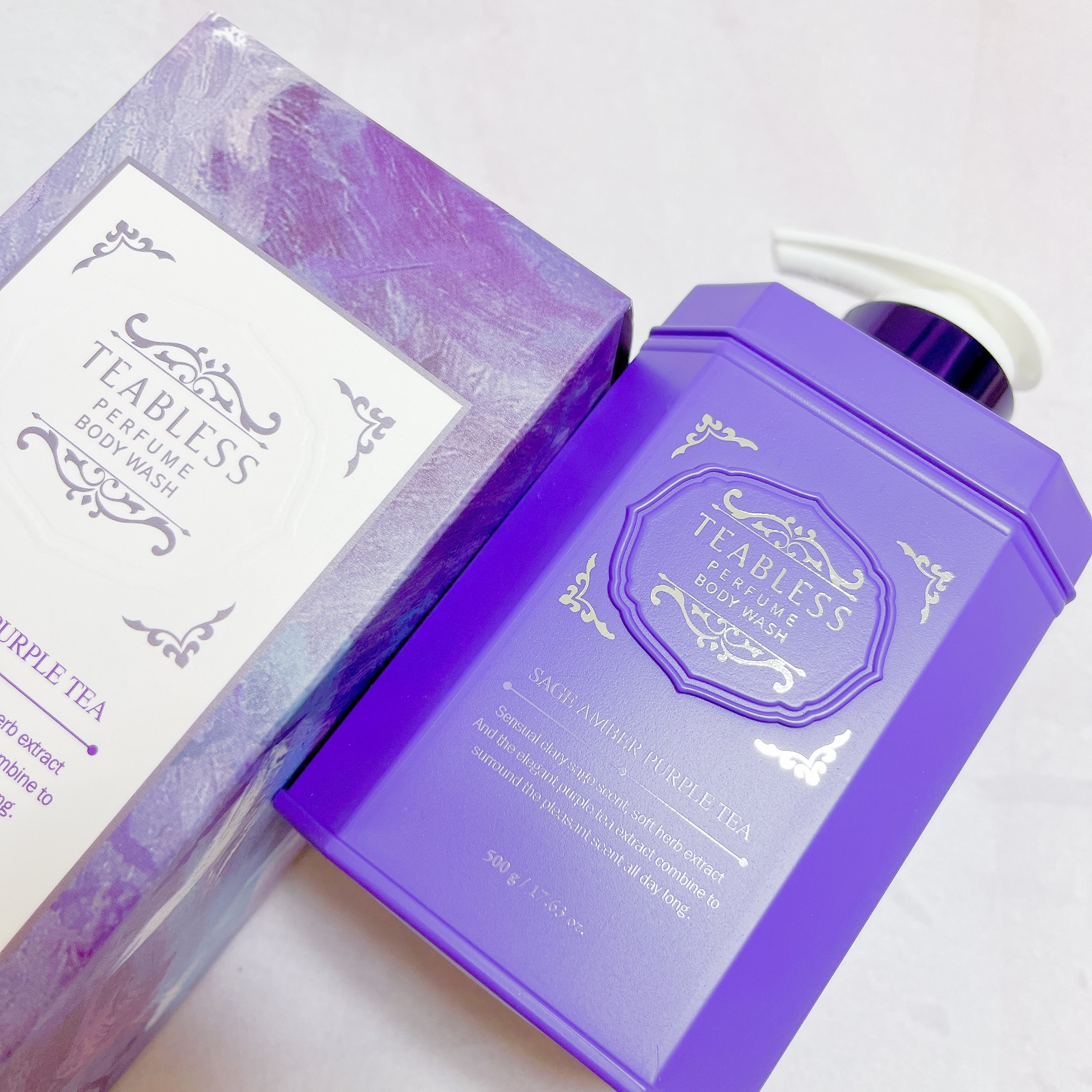 パフュームボディウォッシュ セージアンバーパープルティー/TEABLESS/ボディソープを使ったクチコミ（3枚目）