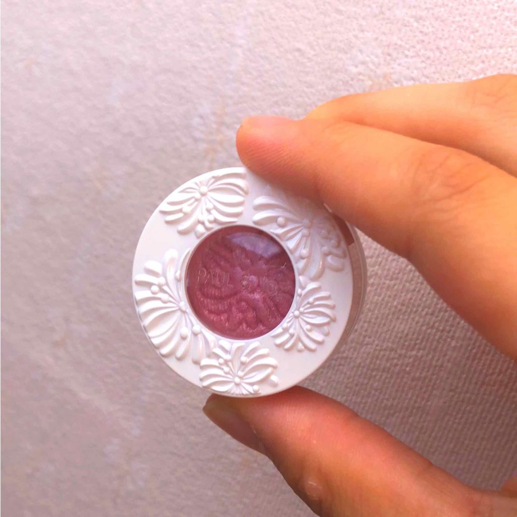 スパークリング アイカラー 02 ベッドタイム ストーリー/PAUL & JOE BEAUTE/単色アイシャドウを使ったクチコミ（1枚目）