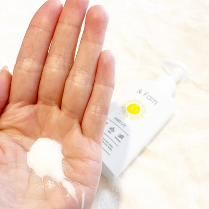 マイルドUV SPF33 PA+++/& Fam/日焼け止めジェルを使ったクチコミ(2枚目)
