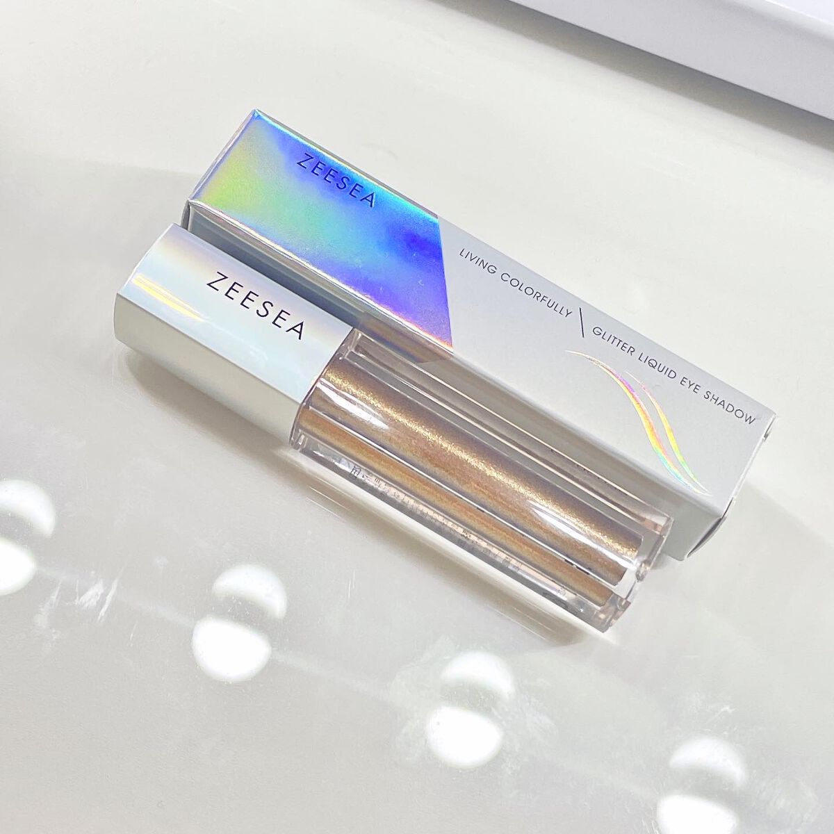 ダイヤモンドシリーズ 星空リキッドアイシャドウ/ZEESEA/リキッドアイシャドウを使ったクチコミ(4枚目)