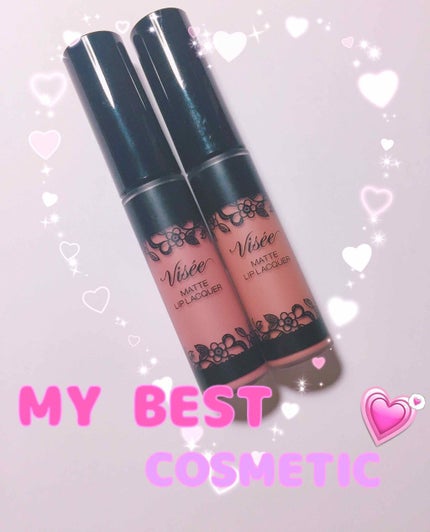 マットリップラッカー/Visée/口紅を使ったクチコミ(1枚目)