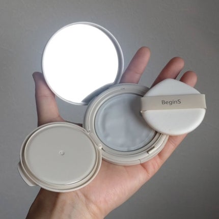 Pore Caring Mesh Cushion/BeginS by JUNGSAEMMOOL/クッションファンデーションを使ったクチコミ(2枚目)