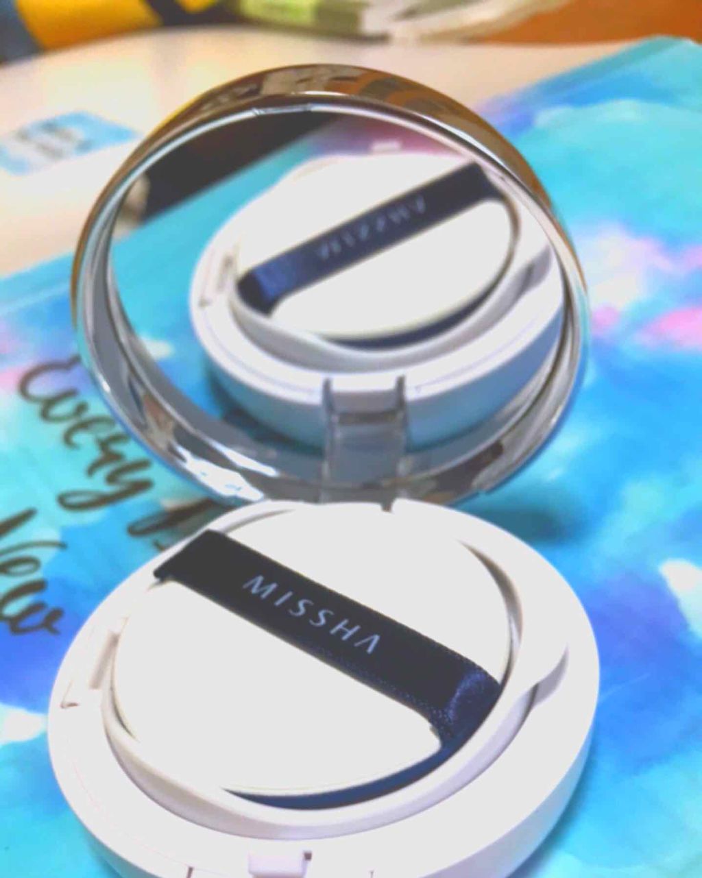 M クッションファンデーション(マット)/MISSHA/クッションファンデーションを使ったクチコミ（2枚目）