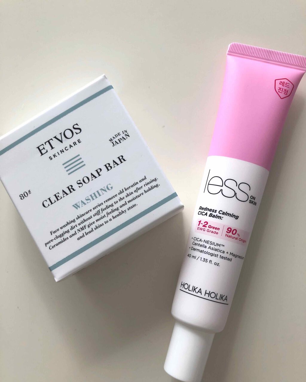 セラミドスキンケア クリアソープバー/エトヴォス/洗顔石鹸を使ったクチコミ（1枚目）