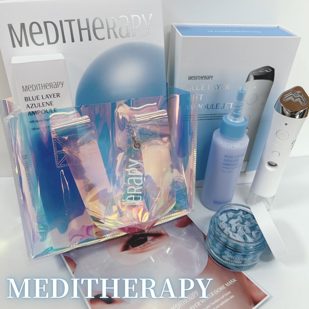 ブルーレイヤーダブルウォータークリーム/MEDITHERAPY/フェイスクリームを使ったクチコミ（1枚目）