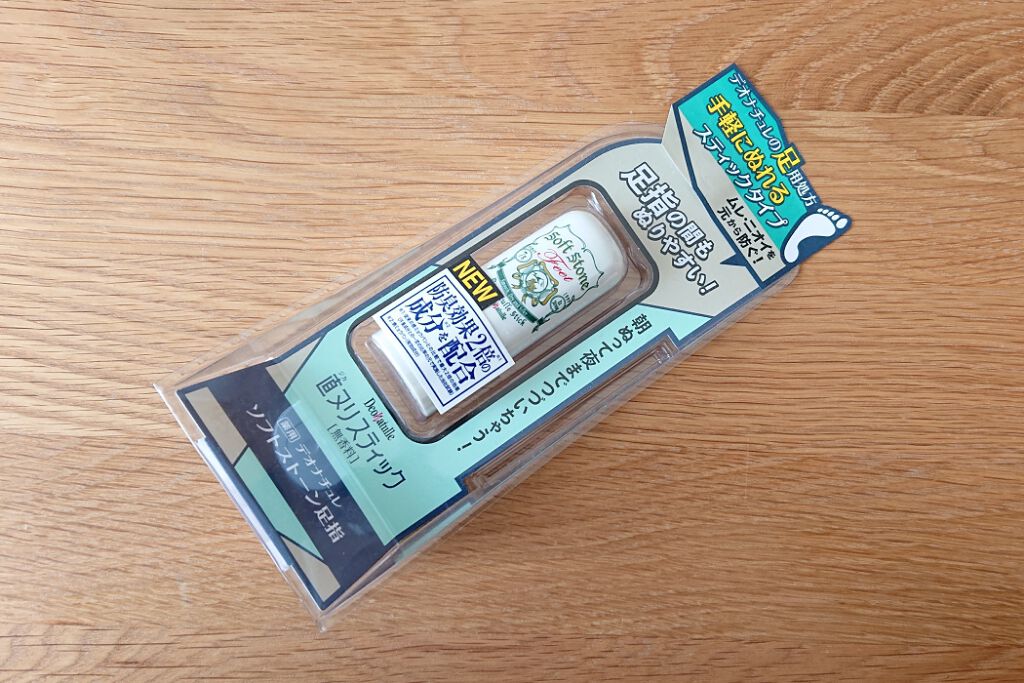 薬用ソフトストーン足指/デオナチュレ/デオドラント・制汗剤を使ったクチコミ（1枚目）