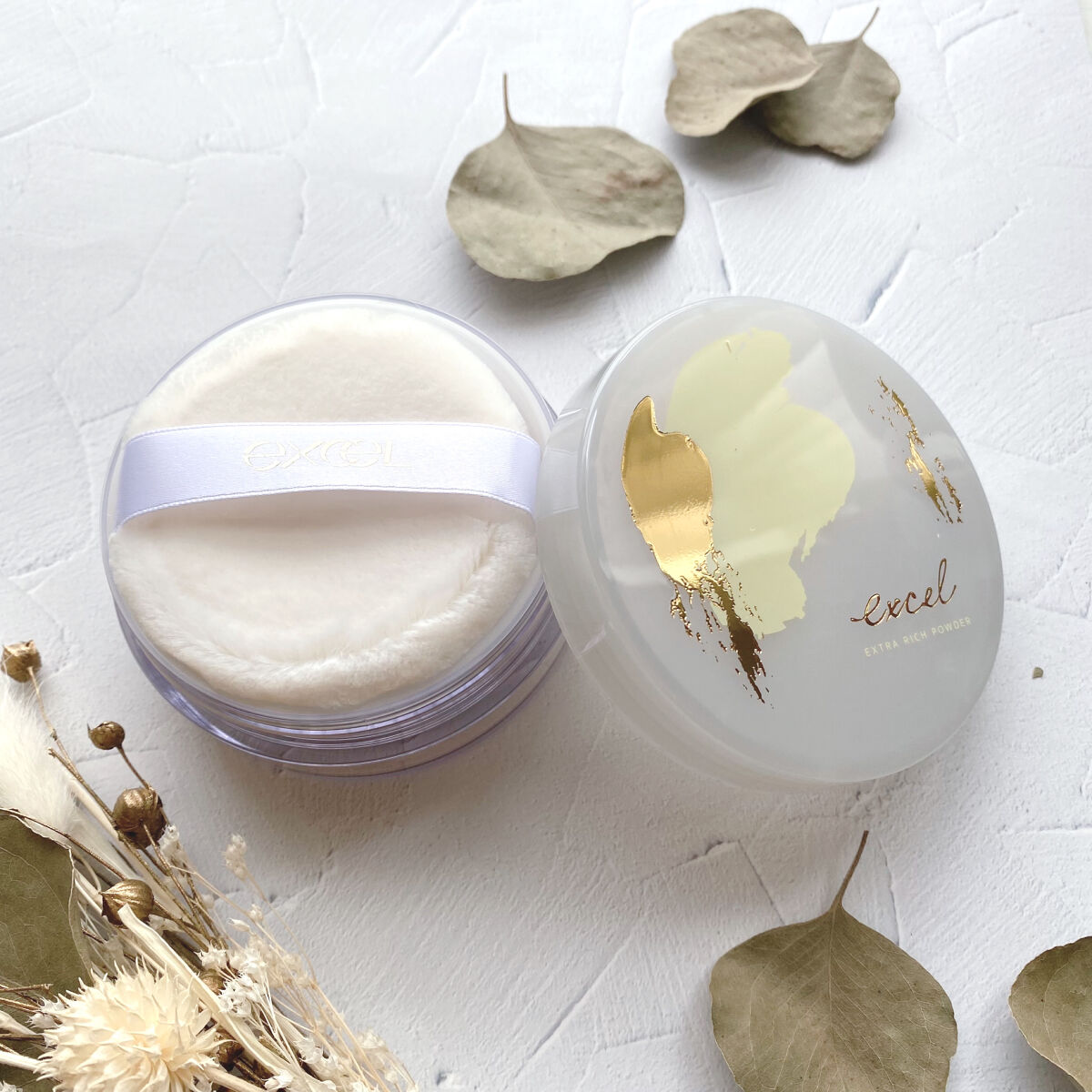 エクストラリッチパウダー ’23  01 ピーチベージュ/excel/ルースパウダーを使ったクチコミ（2枚目）