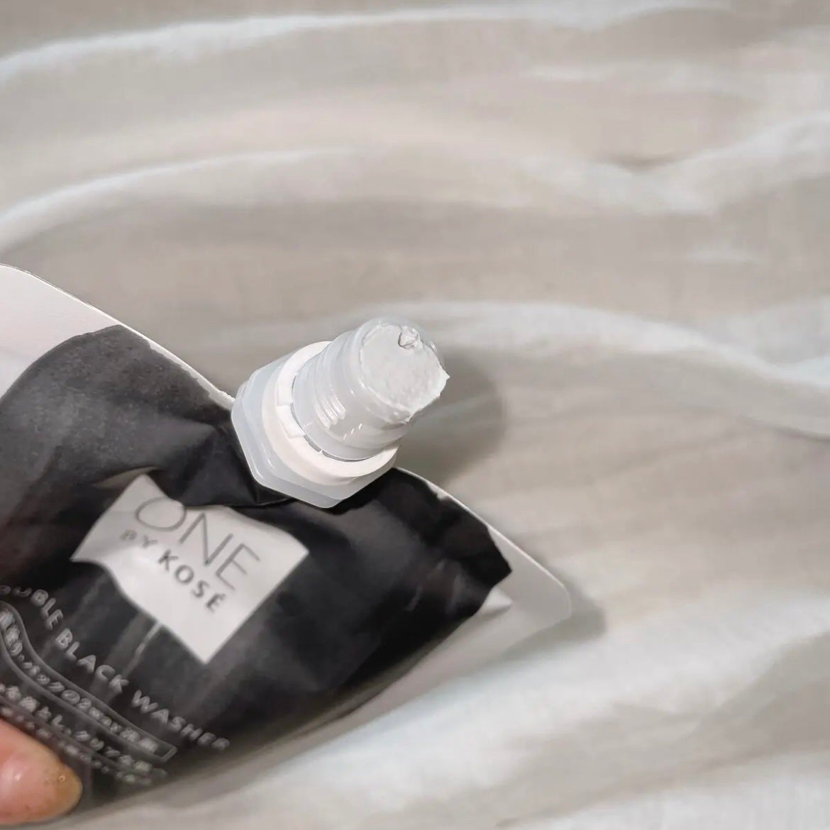 ダブル ブラック ウォッシャー/ONE BY KOSE/その他洗顔料を使ったクチコミ(3枚目)