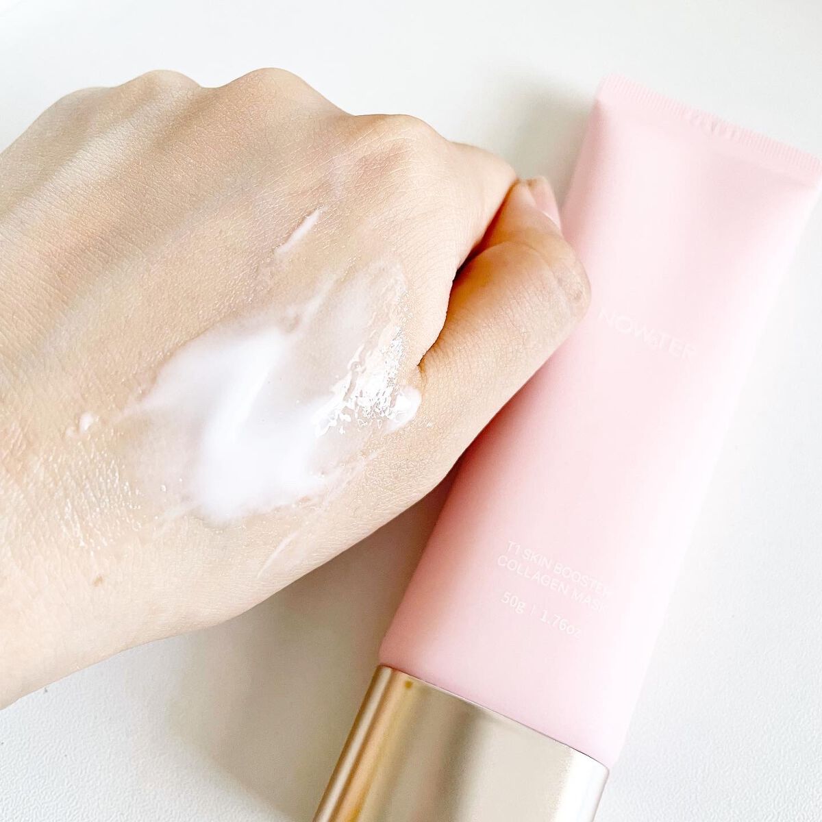 T1 スキンブースター コラーゲンマスク/NOWATER/シートマスク・パックを使ったクチコミ(3枚目)