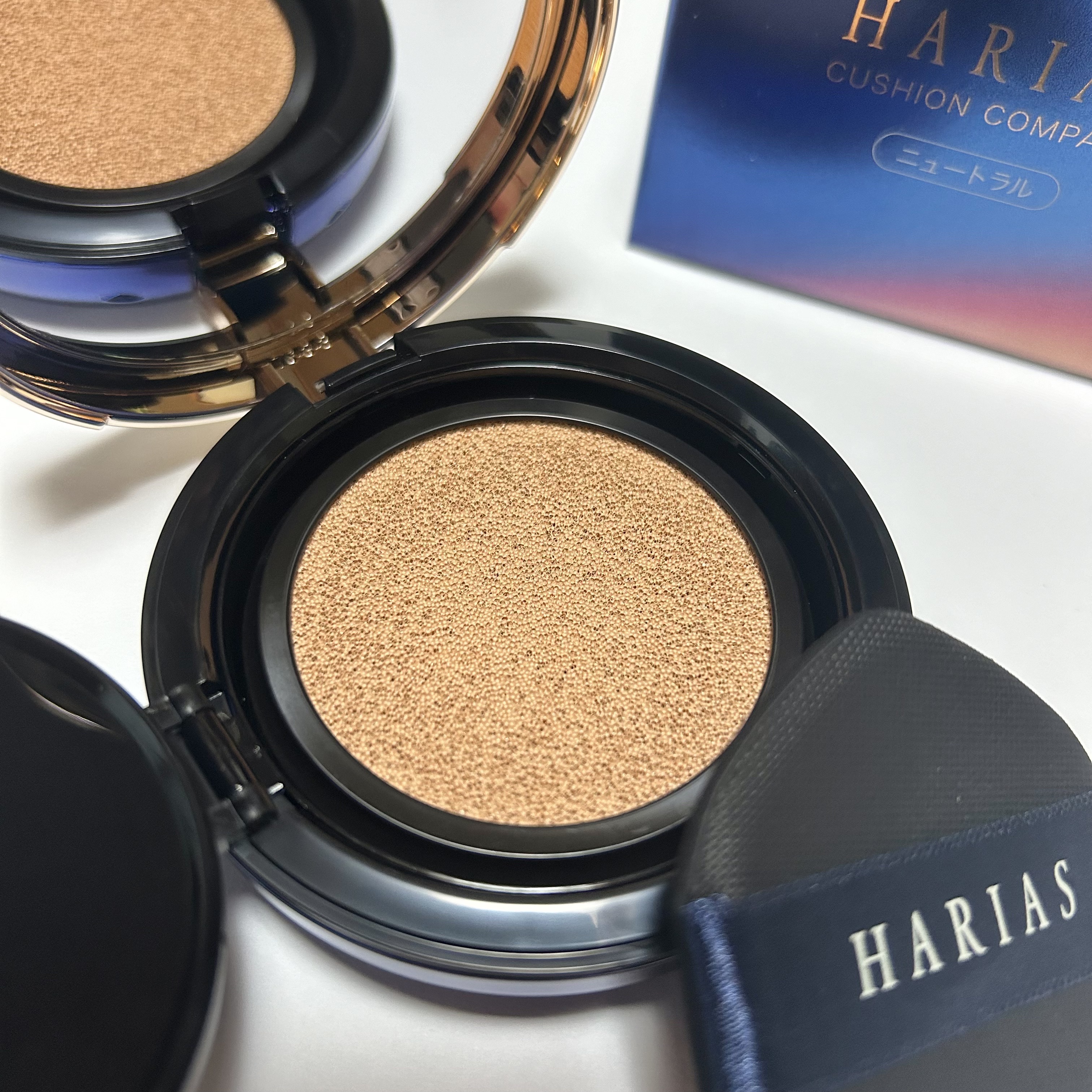 HARIAS　薬用クッションファンデーション ニュートラル/HARIAS/クッションファンデーションを使ったクチコミ（2枚目）