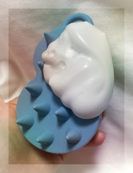 スパ やみつき 頭皮マッサージブラシ ソフト/エイトザタラソ/スカルプブラシを使ったクチコミ(2枚目)