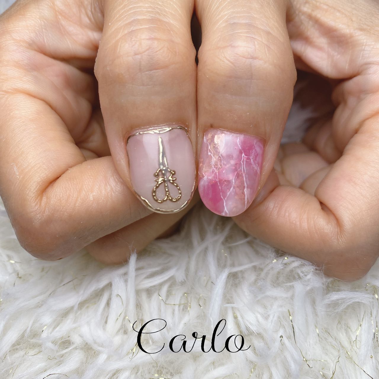 YUKA on LIPS 「.4本art..#狭山ヶ丘ネイルサロン#小手指ネイルサロン#所..」(2枚目)