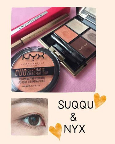 デュオクロマティック イルミネイティング パウダー/NYX Professional Makeup/パウダーハイライトを使ったクチコミ（1枚目）