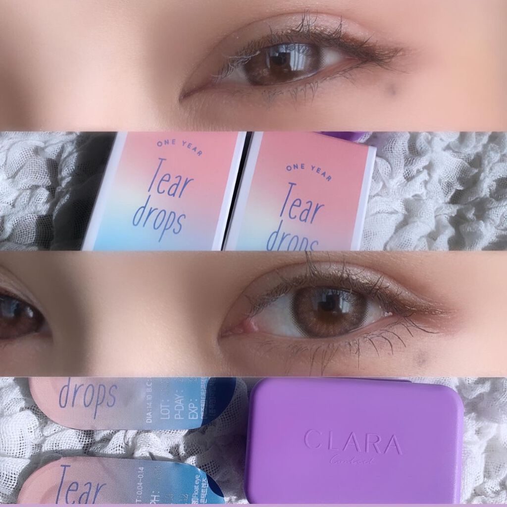 ティアドロップ/CLARA CONTACT/カラーコンタクトレンズを使ったクチコミ(1枚目)