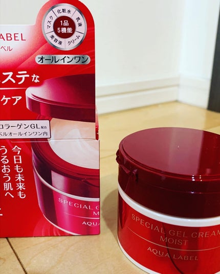 スペシャルジェルクリーム(モイスト)/アクアレーベル/オールインワン化粧品を使ったクチコミ(1枚目)