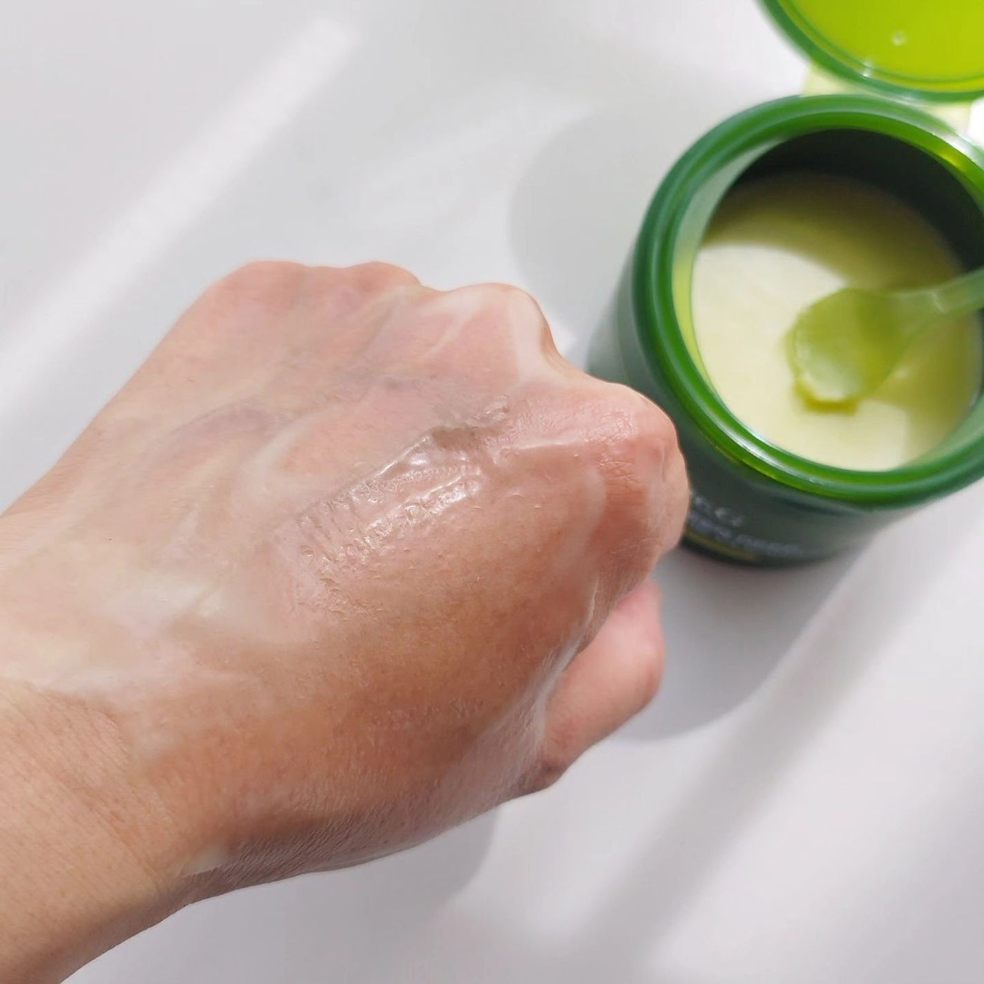 グリーンディープポアクレンジングバーム/Dr.G/クレンジングバームを使ったクチコミ(5枚目)