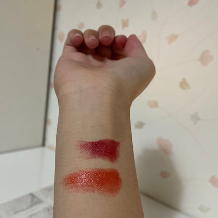 リップブロッサム 66 sun-kissed poppy/JILL STUART/口紅を使ったクチコミ(3枚目)