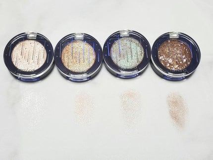 グリッター シャドウ カラー/rom&nd/グリッターを使ったクチコミ(6枚目)