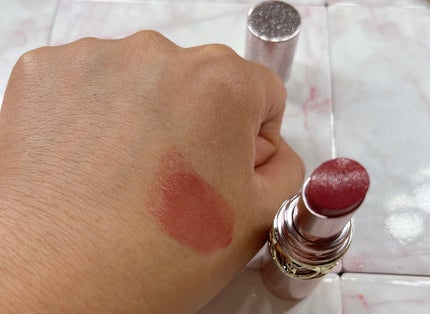 ルージュ ヴォリュプテ シャイン/YVES SAINT LAURENT BEAUTE/口紅を使ったクチコミ(4枚目)