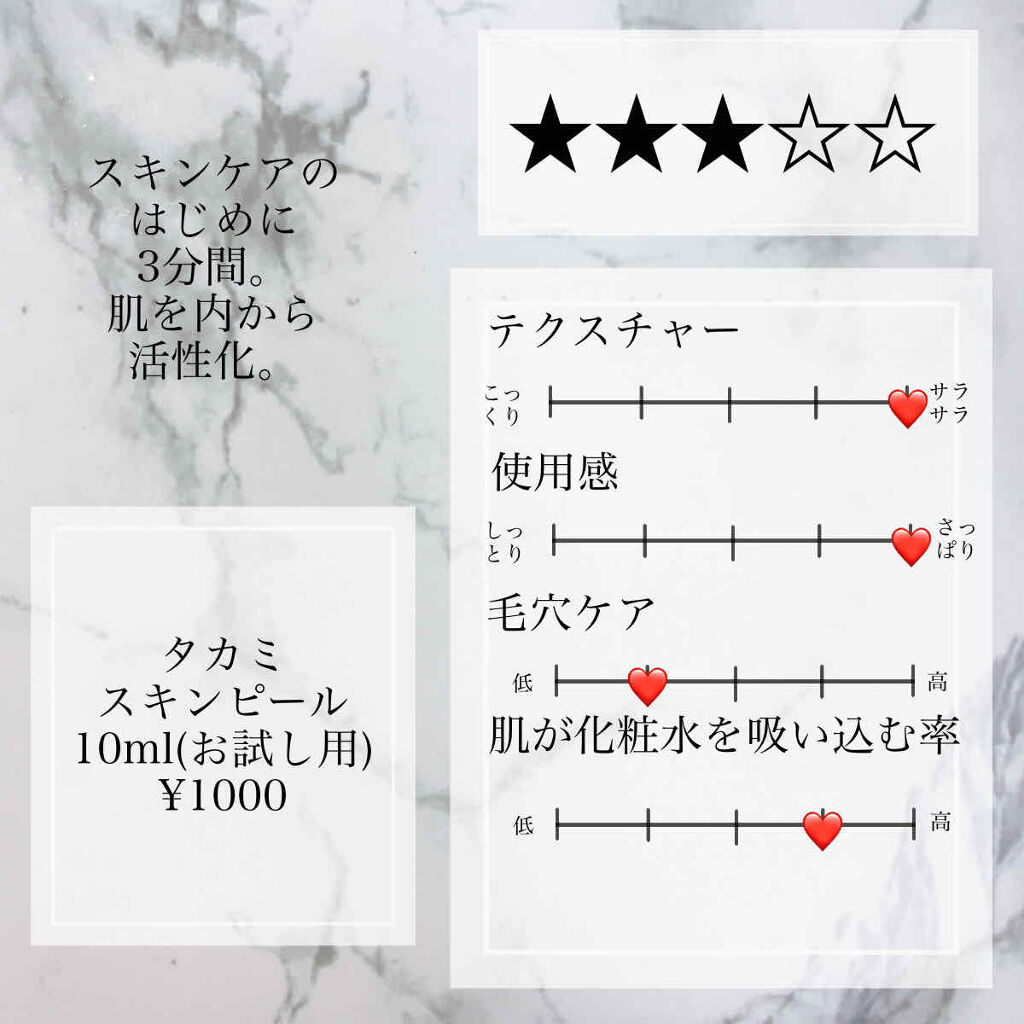 タカミスキンピール/タカミ/ブースター・導入液を使ったクチコミ（2枚目）
