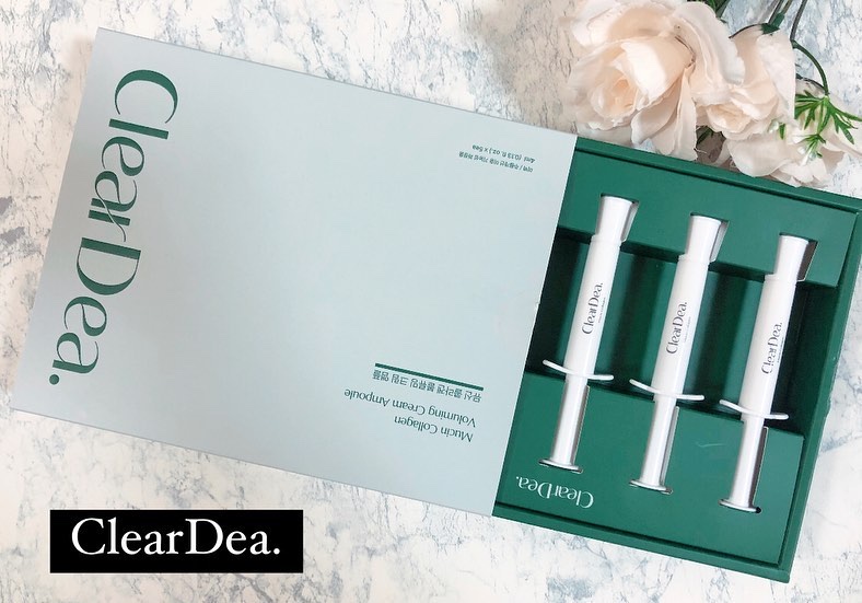 ミューシンコラーゲンボリューミングクリームアンプル/ClearDea./美容液を使ったクチコミ（1枚目）