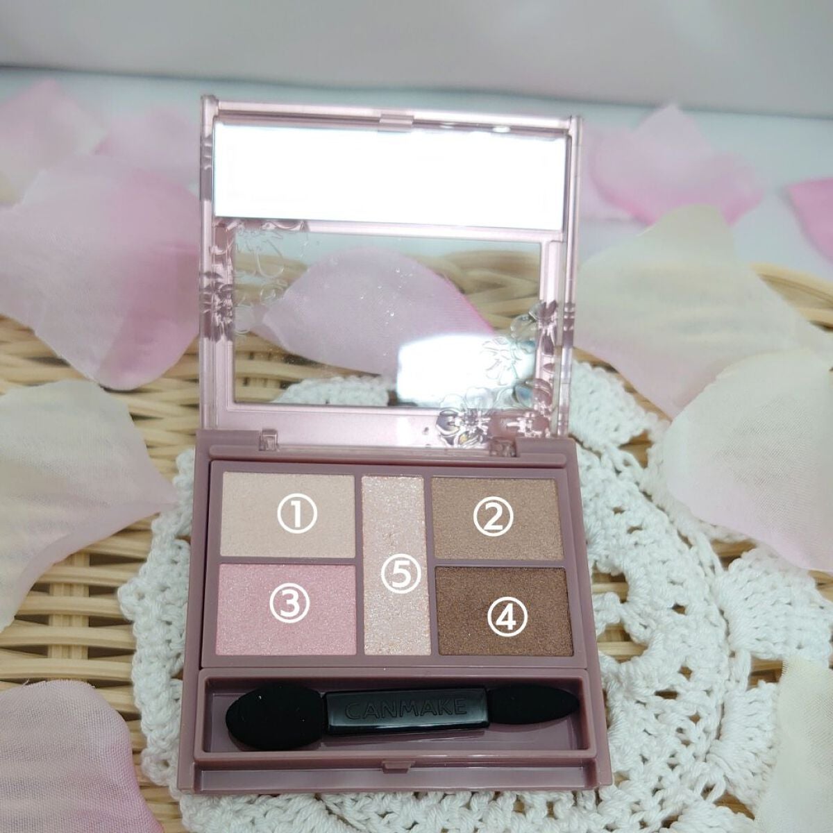 パーフェクトスタイリストアイズ/キャンメイク/アイシャドウパレットを使ったクチコミ(3枚目)