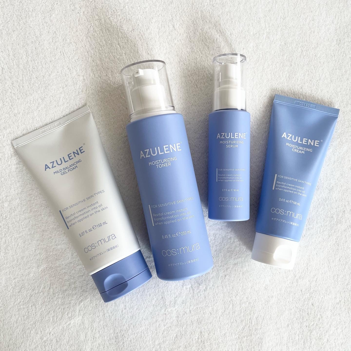 アズレンマイルドバランシングジェルフォーム/cos:mura/洗顔フォームを使ったクチコミ（1枚目）