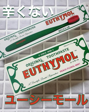 EUTHYMOL オリジナル歯磨き粉のクチコミ「辛いの苦手な人に朗報‼️

辛くないユーシーモールが出たよ😇✨

前回、ユーシーモールのレビュ.....」（1枚目）