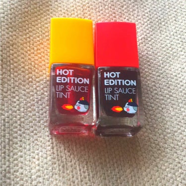 TONYMOLY Hot Edition LIP SAUSE TINTのクチコミ「✨初投稿✨
紹介するのは、periperaのLIP SＡUCE TINT HOTEDITION.....」（1枚目）