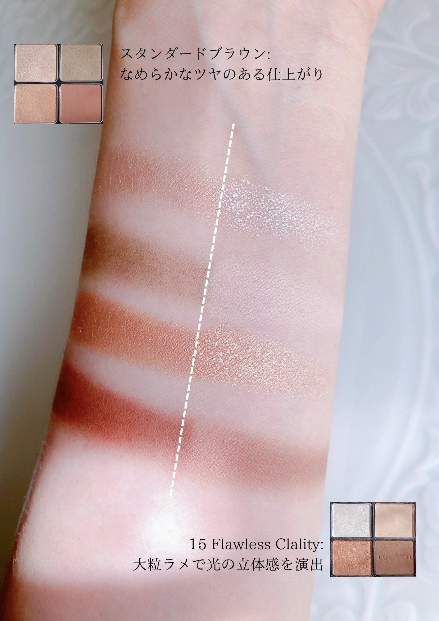 アイカラーレーション/LUNASOL/アイシャドウパレットを使ったクチコミ(5枚目)