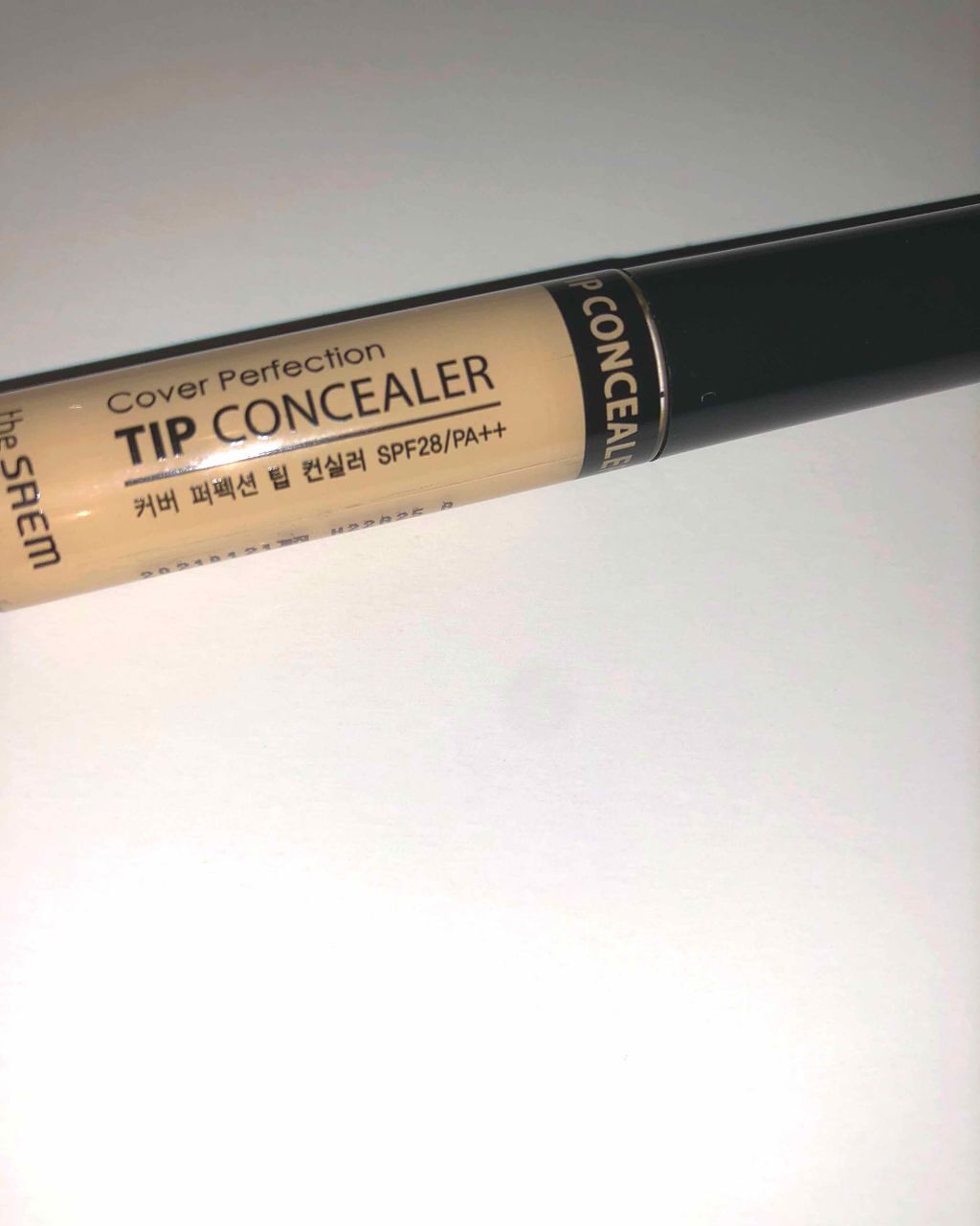 カバーパーフェクション チップコンシーラー/the SAEM/リキッドコンシーラーを使ったクチコミ（1枚目）