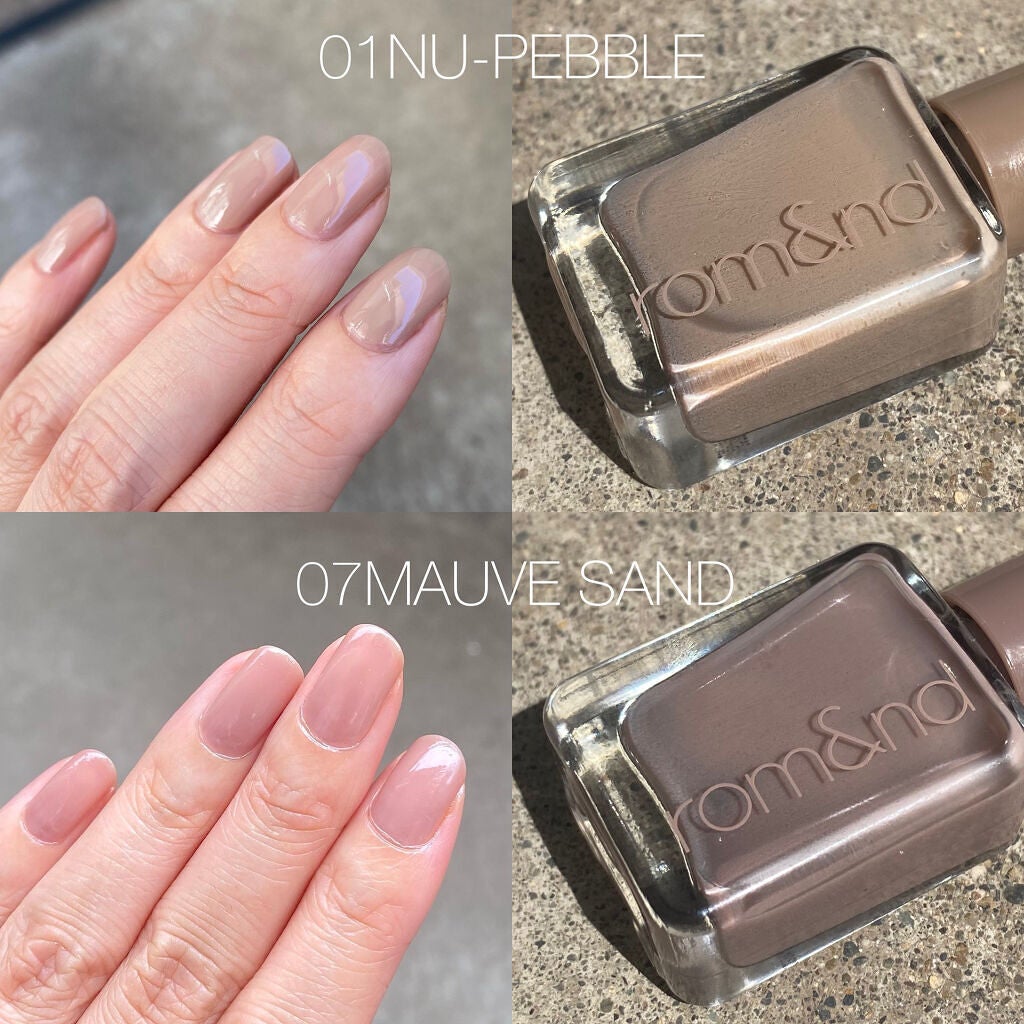 ムードペブルネイル/rom&nd/マニキュアを使ったクチコミ(2枚目)