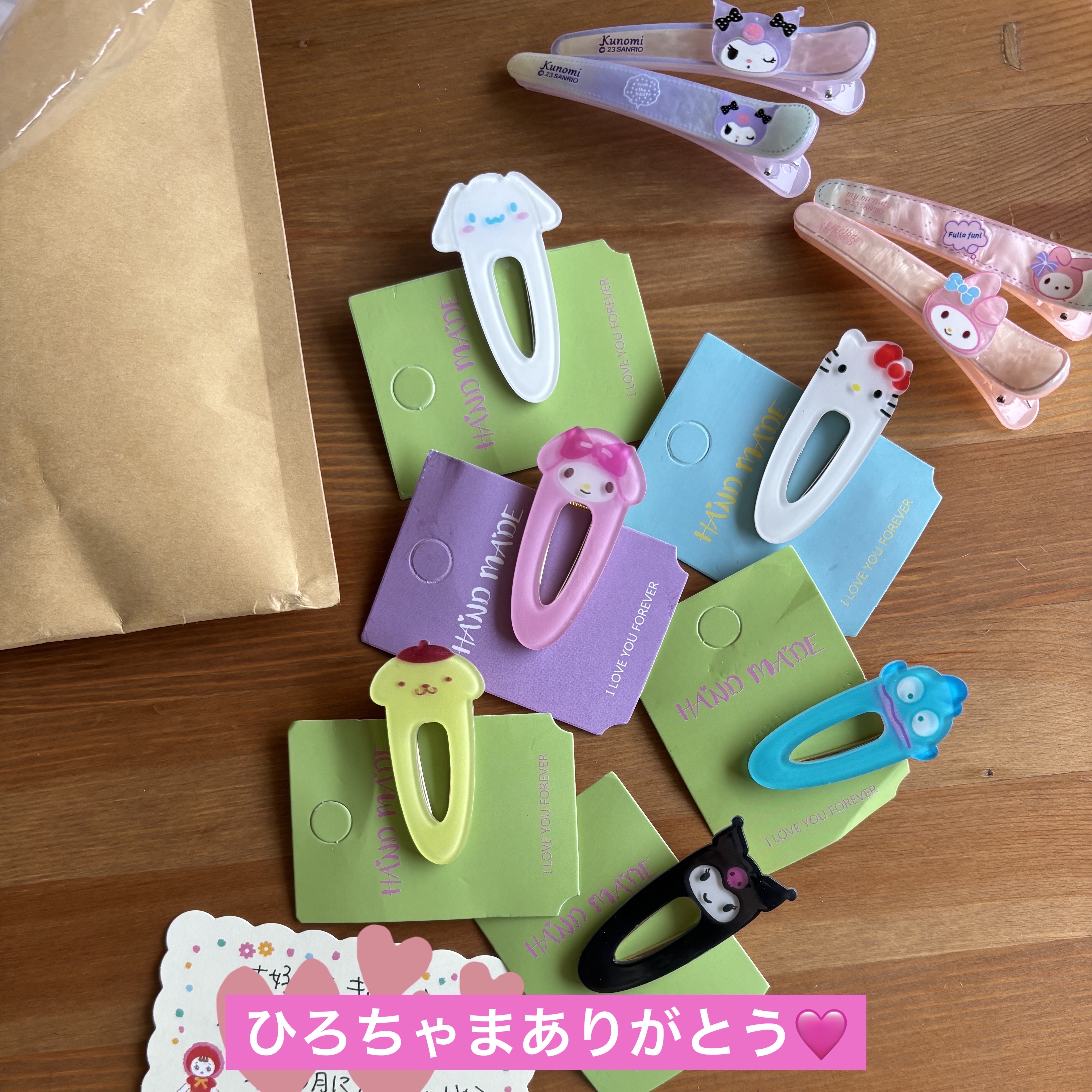 サンリオ ヘアクリップ/AliExpress/ヘアアクセサリーを使ったクチコミ（3枚目）